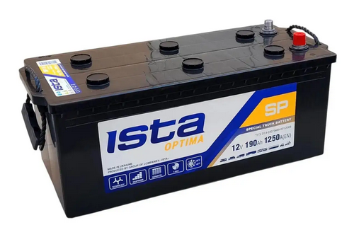 Акумулятор вантажний ISTA Optima 190Ah 1250A L+ (D5)